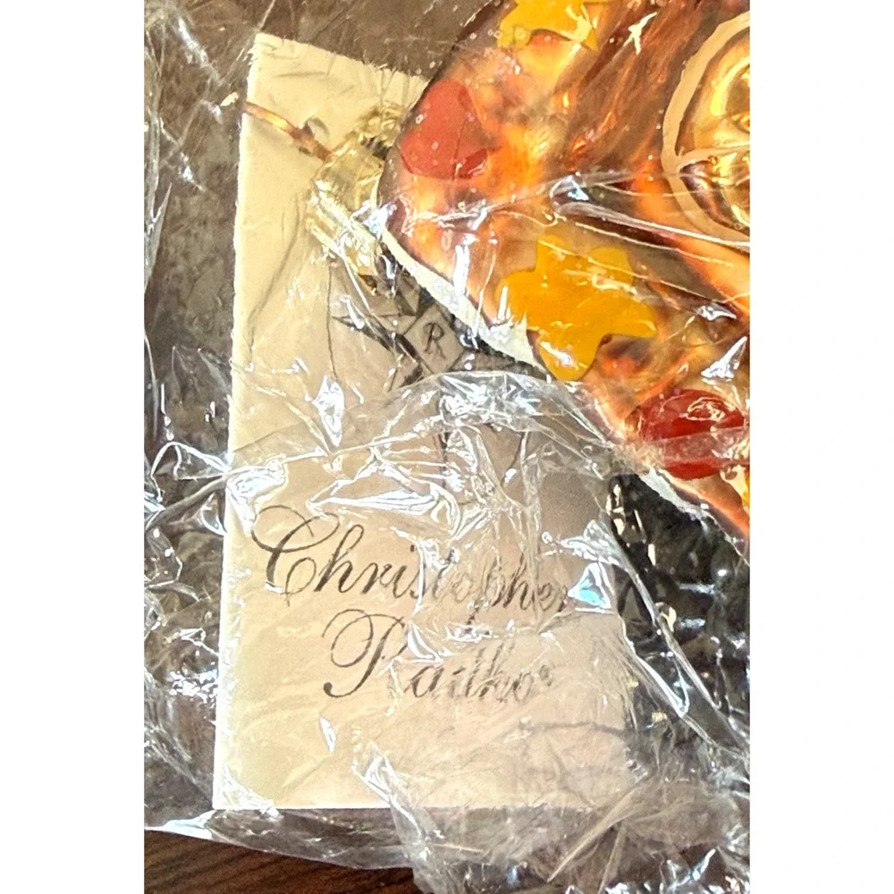 Vintage 1999 Christopher Radko Hansel & Gretel Double Sided Glass Ornament NIB